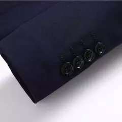 Blazer nuevo para hombre, moda de negocios, Color sólido, estilo británico, trabajo profesional, vestido de boda para novio, chaqueta Blazer para padrino on internet