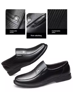 Zapatos de cuero genuino, mocasines para Hombre, zapatos de cuero informales de negocios, mocasines suaves clásicos, zapatos planos transpirables para Hombre en internet