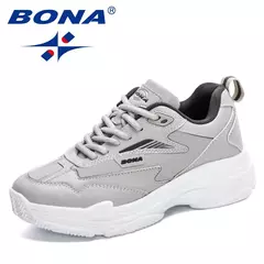 BONA, nuevos diseñadores, moda para estudiantes, calzado de ocio, zapatos para papá, zapatos casuales para exteriores para mujer, zapatillas de deporte femeninas a la moda