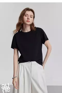 TOYOUTH Camiseta de manga corta para mujer, camisetas nuevas de primavera 2025 8521011