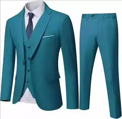 Traje elegante para hombre para boda, 3 piezas, 2 conjuntos, Blazers, chaquetas completas, chaleco, pantalones, abrigos de lujo a la moda, traje clásico Formal 2025 - tienda en línea