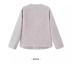 Semir-chaqueta con cuello en V para mujer, abrigo elegante con fragancia pequeña, moda para viajar, primavera 2023 - tienda en línea