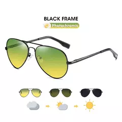 Gafas de sol fotocromáticas polarizadas para hombre, gafas de visión nocturna diurna de aviación para conducir, gafas Anti-UV, gafas de sol masculinas en internet