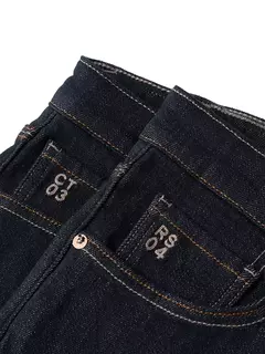 SIMWOOD 2025 Otoño Invierno nuevo ajuste Regular 15oz pantalones vaqueros indecolorables hombres cómodo proceso cepillado forro pantalones vaqueros pesados - buy online