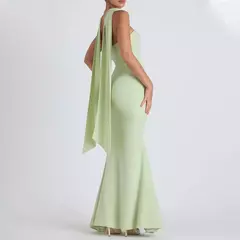 Mia Muse vestidos Primavera Verano elegante decente ajustado sin mangas sin tirantes Maxi vestidos formales de noche para mujer - tienda en línea