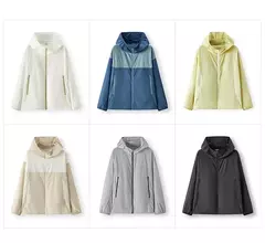 Semir chaqueta de protección solar para hombre, ligera, sensación fresca, Triple protección, Top con capucha, nueva chaqueta de verano 2025 para exteriores - Eleganzie