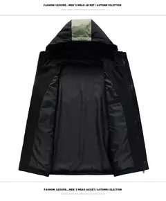 Chaqueta holgada con capucha para hombre, ropa deportiva de senderismo, chaquetas informales transpirables, cortavientos de talla grande, M-8XL, 150KG - Eleganzie