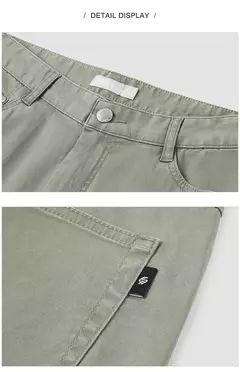 Semir pantalones casuales hombres 2024 primavera nuevo urbano diario Simple desplazamientos pantalones largos - Eleganzie
