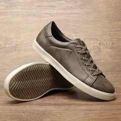 Zapatos informales para hombre, zapatos de cuero cómodos a la moda de marca 2025 - tienda en línea