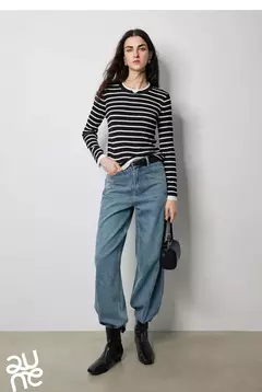 TOYOUTH-suéter de punto de lana para mujer, Jersey falso de dos piezas de Color contrastante, ajustado, otoño e invierno, 2024 - tienda en línea