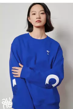 Imagen de TOYOUTH sudadera de felpa para mujer 2024 Otoño Invierno manga larga cuello redondo bordado Casual pulóver sudaderas con capucha sudadera 3 colores
