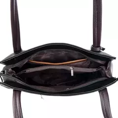 Bolsos de lujo de cuero suave para mujer, bolsos de hombro de diseñador, bolsos con asa superior de gran capacidad, bolso de compras, bolso principal - Eleganzie