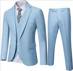 Traje elegante para hombre para boda, 3 piezas, 2 conjuntos, Blazers, chaquetas completas, chaleco, pantalones, abrigos de lujo a la moda, traje clásico Formal 2025 en internet