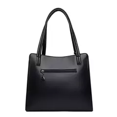 Image of Bolsos de mano informales de piel sintética de alta calidad de marca genuina, bolsos de lujo para mujer, bolsos de hombro de diseñador con asa superior para mujer