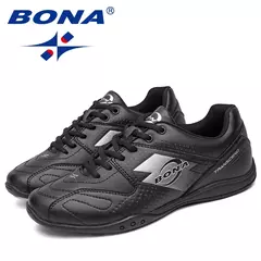 BONA-zapatillas de deporte con cordones para hombre, zapatos atléticos, cómodos y suaves, para correr al aire libre, estilo típico, novedad en internet