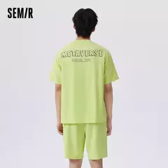 Semir-Pijama de manga corta para hombre, traje de uso diario, cómodo y transpirable, con estampado de dibujos animados, estilo Casual on internet