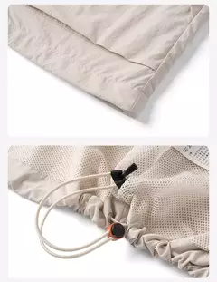 SIMWOOD 2025 Primavera Verano de gran tamaño fino ligero al aire libre chaquetas con capucha ocultas hombres chaqueta de tela arrugada - Eleganzie