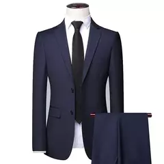 Traje de hombre para boda, 3 piezas, 2 conjuntos, Blazers, chaquetas elegantes, chaleco, pantalones, abrigos de negocios de lujo, Formal coreano de alta calidad 2024