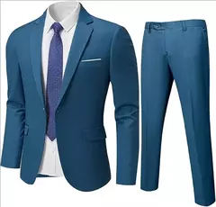 Traje para hombre elegante boda 3 piezas 2 conjuntos Blazers chaquetas completas chaleco pantalones moda abrigos de lujo 2025 traje clásico Formal - comprar en línea