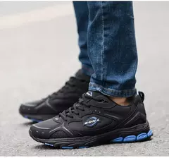 BONA, nuevos zapatos clásicos de estilo para correr para hombre, zapatos deportivos con cordones para hombre, zapatillas deportivas de cuero para correr al aire libre, cómodas - buy online