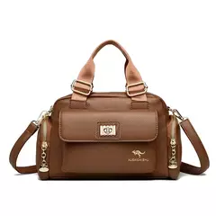 Bandolera de cuero de PU de alta calidad para mujer, bolso cruzado de mano, bandolera para mujer, bolso multibolsillo para desplazamientos diarios - tienda en línea