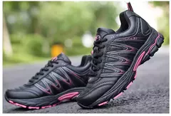 BONA, nuevo estilo novedoso, zapatos para correr para mujer, zapatos deportivos con cordones, zapatos deportivos para correr al aire libre, zapatos atléticos para caminar, zapatillas cómodas para mujer