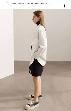AMII-chaquetas vaqueras minimalistas para mujer, abrigos holgados de 2022 algodón, de estilo hong kong, a la moda, 100% - comprar en línea