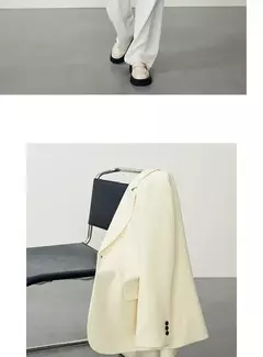 Semir-Chaqueta de longitud media para mujer, suéter de Color liso que combina con todo, traje informal a la moda, novedad de otoño, 2023