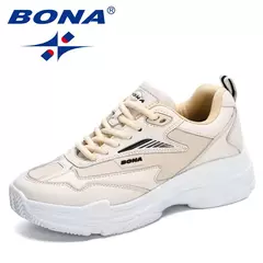 Imagen de BONA, nuevos diseñadores, moda para estudiantes, calzado de ocio, zapatos para papá, zapatos casuales para exteriores para mujer, zapatillas de deporte femeninas a la moda