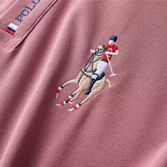 Camisa POLO de manga corta de moda informal bordada de verano para hombre Top cómodo - online store