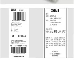 Semir 2024 POLO mujer de gran tamaño letra impresa Color contrastante moda deportiva básica nueva primavera Tops camisa en internet