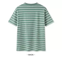 Image of Semir-Camiseta de manga corta para hombre, Top clásico a rayas, camiseta ajustada, novedad de verano 2024