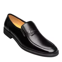 Zapatos formales de negocios para hombre, suela blanda, primavera y otoño, nuevos zapatos clásicos transpirables para personas de mediana edad, una pieza, envío gratis