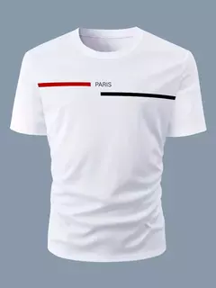 Camiseta holgada de verano para hombre, camisetas estampadas 100 algodón, camisetas de marca con estampado negro para hombre, camiseta blanca de moda, ropa informal para hombre - online store