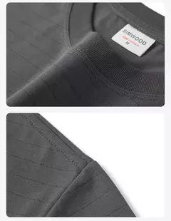 SIMWOOD 2025 novedad de verano, camiseta atlética de secado rápido de tela antiestática ligera de ajuste Regular de 150gsm, camisetas que absorben la humedad para hombres - comprar en línea