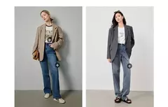 TOYOUTH-Chaqueta de gran tamaño con dobladillo dividido en la espalda para mujer, Blazer de Color liso, traje informal a la moda para oficina, novedad de primavera, 2023