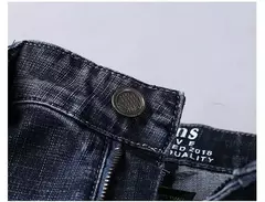 2025 moda cuatro estaciones clásico azul negro trabajo pantalones vaqueros hombres Jeans Casual recto estiramiento ropa de marca masculina - buy online