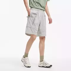 Semir-pantalones cortos informales con paneles para hombre, novedad de verano, cintura elástica, corte holgado, estilo al aire libre, 2025 en internet