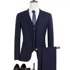 Trajes de boda para hombre, elegantes, 3 piezas, 2 conjuntos completos, chaquetas clásicas, chaleco, pantalones, chaquetas de lujo de alta calidad, trajes formales para adultos 2024 - Eleganzie