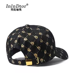 Imagen de 2025 nueva gorra de béisbol de marca de moda de Europa y Estados Unidos gorra impresa casual todo