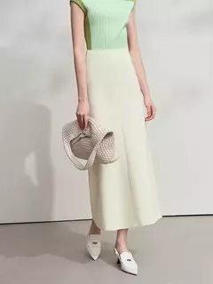 AMII falda minimalista sirena para mujer 2025 primavera nueva elegante Oficina señora sólido longitud media faldas elásticas delgadas 12521065 - buy online