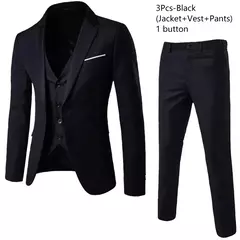 Trajes para boda para hombre, conjunto elegante de 3 piezas, 2 chaquetas, chaleco, pantalones, Blazers de lujo, traje Formal, moda clásica, traje completo 2025 - Eleganzie