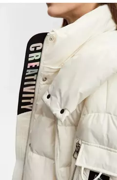 AMII-Chaqueta de plumón minimalista para mujer, Abrigo acolchado con tapa extraíble, grueso y cálido, ropa de moda para invierno, 2024, novedad de 12344192 en internet