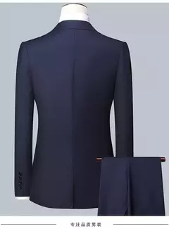 Traje de negocios de moda para hombre, Blazer, chaleco y pantalones, informal, Formal, profesional, Boutique, para boda, 3 piezas, M-6XL, 2024 - Eleganzie