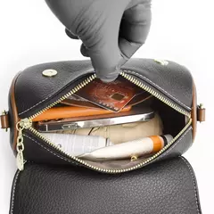 Imagen de Bolso de hombro de cuero Pu de piedra para mujer, bolso para mamá, bolso cruzado a la moda para madre, bolso para axila, bolso cuadrado pequeño