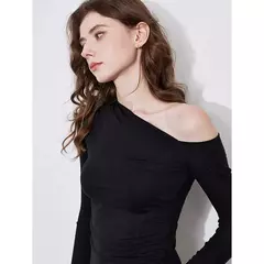 Camiseta de Manga Larga – Diseño Ajustado - Eleganzie