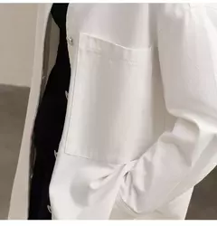 AMII-chaquetas vaqueras minimalistas para mujer, abrigos holgados de 2022 algodón, de estilo hong kong, a la moda, 100%