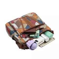 Bolso cruzado Vintage elegante para mujer, bolso de moda, bolso de hombro con múltiples bolsillos, bolso cruzado Retro que combina con todo para uso diario - tienda en línea