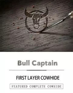 Imagen de BULLCAPTAIN Cartera plegable con bloqueo RFID para hombre, tarjetero de cuero genuino con 15 ranuras para tarjetas