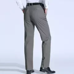 MRMT 2025, nuevos pantalones informales para hombres de mediana edad y mayores, pantalones sueltos rectos de algodón, pantalones finos y gruesos para hombres on internet